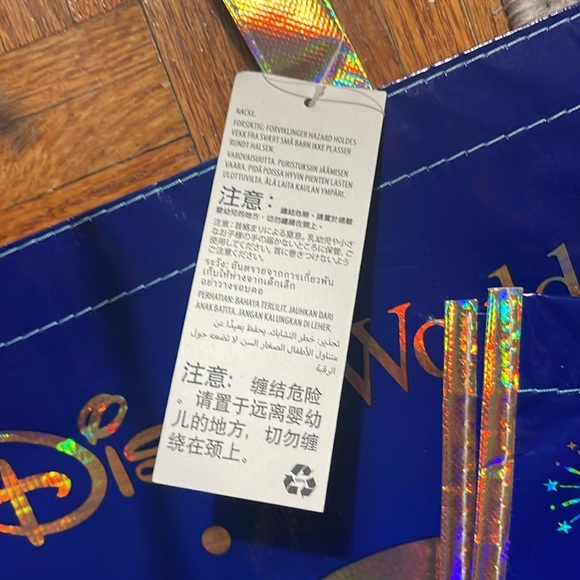 Walt Disney Word 50 Anniversary Mickey Mouse and Minnie Mose reusable bags. 2pc - Picture 3 of 3